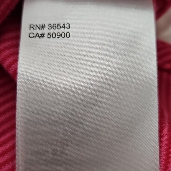 Calvin Klein The Liquid Touch Polo Men's Medium Pink Red Stripe EUC LN Tennis - Picture 8 of 16